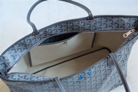 goyard tote bag grey|goyard tote bag with zipper.